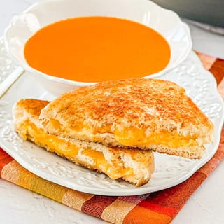 3 Cheese Grilled Cheese And Soup