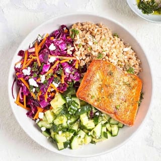 Power Protein Salad w/ Salmon