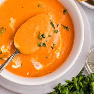 Red Pepper Tomato Bisque