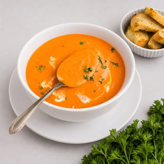 Red Pepper Tomato Bisque