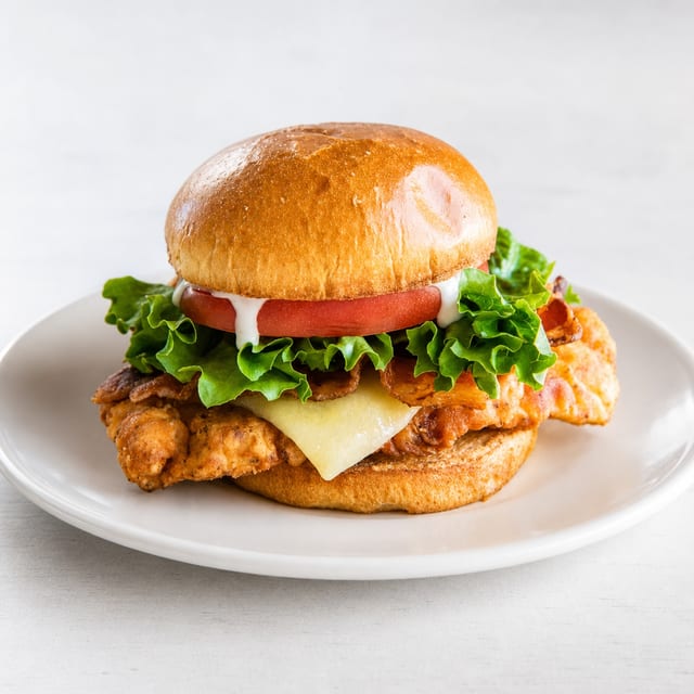 Asiago Chicken Sandwich.
