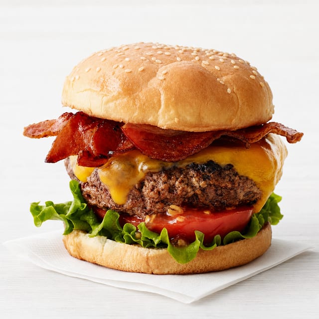 Bacon Cheddar Burger.