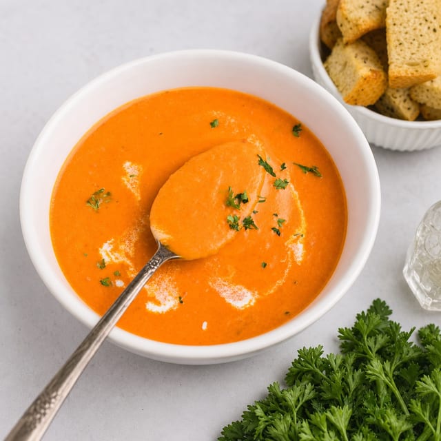 Red Pepper Tomato Bisque (QUART).